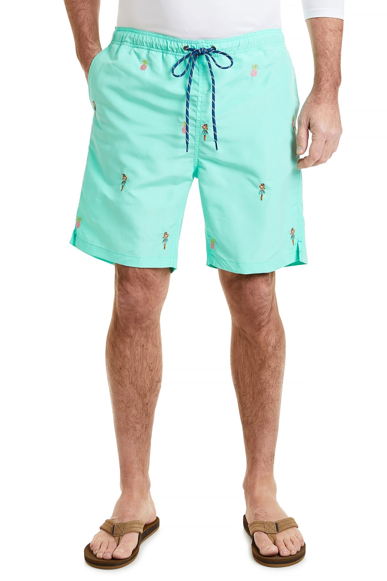 mens bathing suit with pineapples