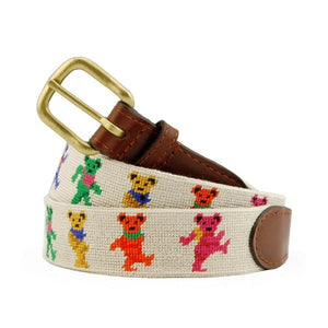 grateful dead needlepoint belt canvas