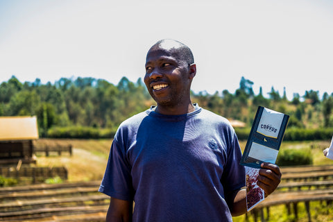 Kii Kenya coffee farmer