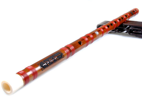 コンサート級中国苦竹製笛子楽器アクセサリー付販売