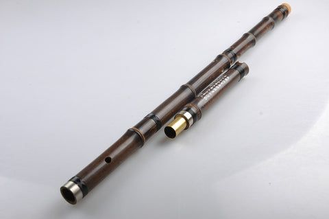 Study Level Purple Bamboo Flute Xiao Instrument Chinese Shakuhachi 2 Sections