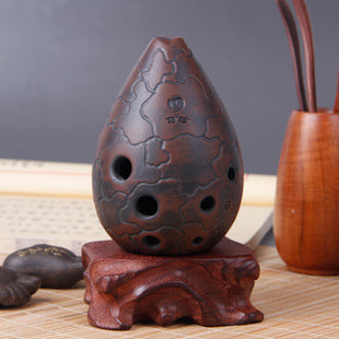Buy Professional Chinese Pottery Clay Flute Ancient Xun Instrument Ocarina
