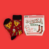 Oven Fresh Pizza Socks in Pizza Box