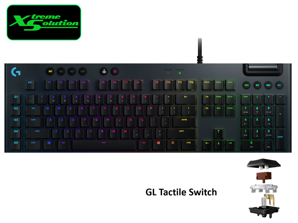 g815 logitech tactile