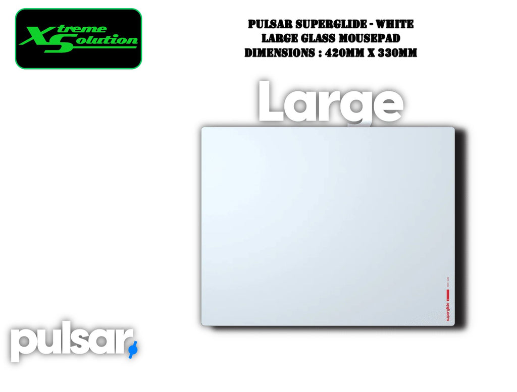 PREMIUM GLASS MOUSEPAD superglide XL 黒 【オンラインショップ】 www