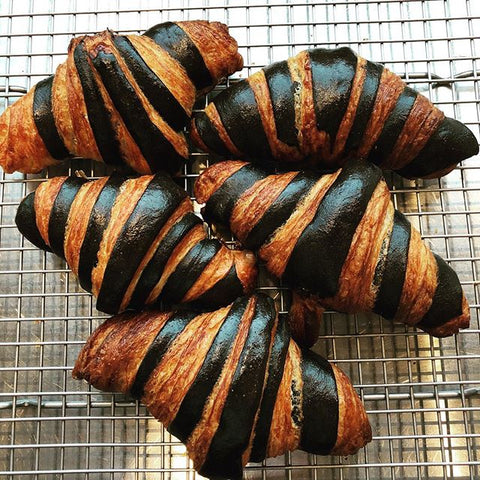 Striped croissants by Andrei Godoroja