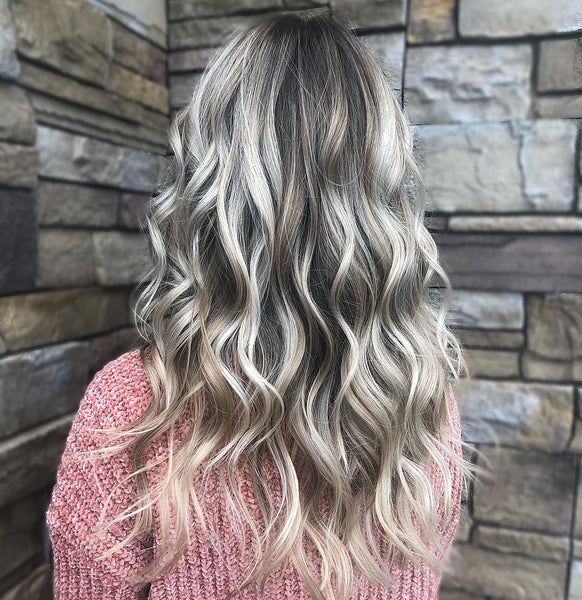 Eliza Trendiak's balayage work