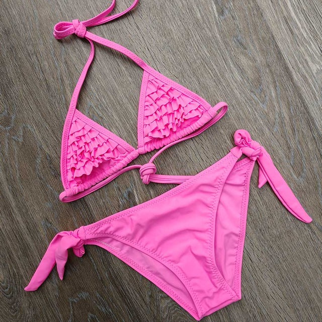 pink swimsuits for girls