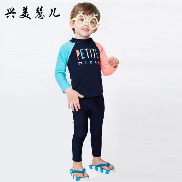 long sleeve swimwear kids