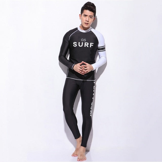 mens long sleeve swimwear