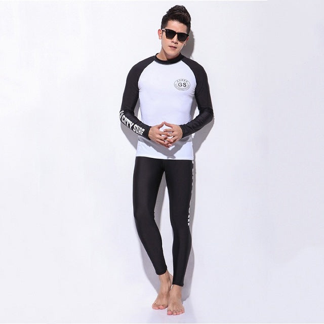 mens long sleeve swimwear