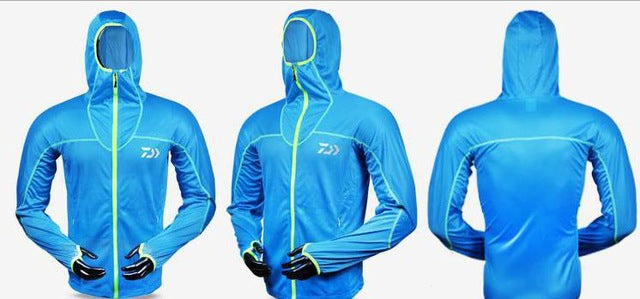 long sleeve hooded fishing shirt