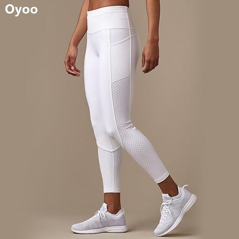 womens white yoga pants
