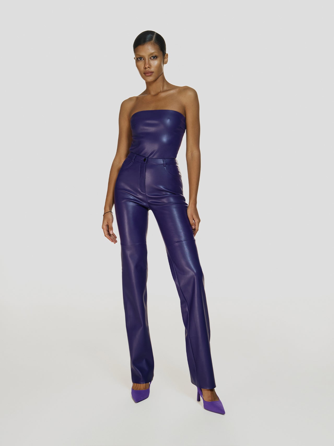 In The Style Plus wrap tailored pants in lilac - part of a set | ASOS