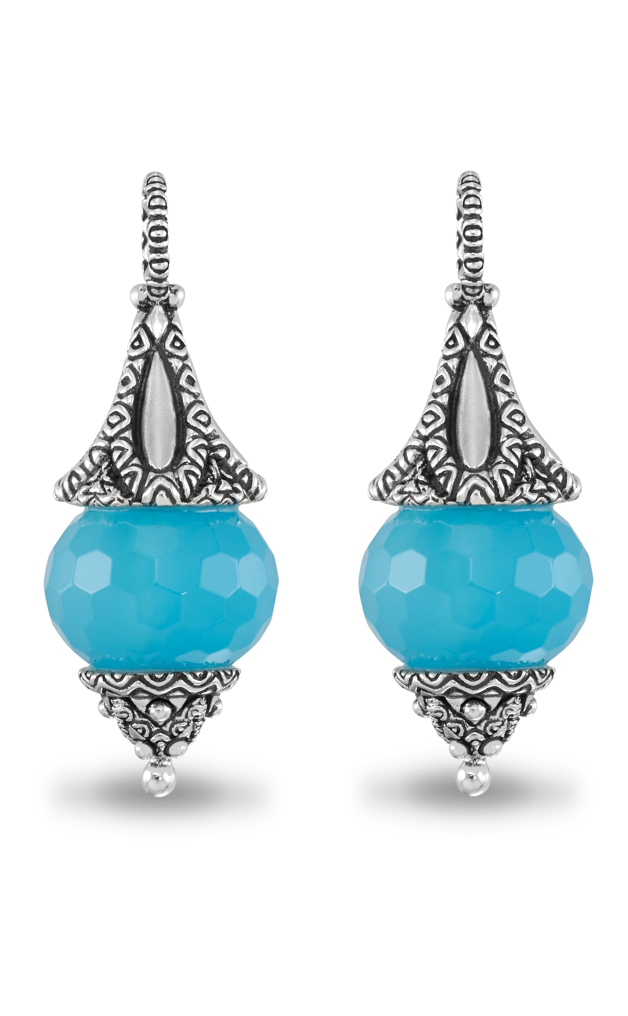 Earring/Bead Charms Blue Chalcedony Barbara Bixby