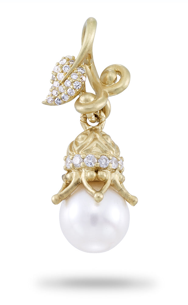 Pearl Drop Charm – Diamond – Barbara Bixby