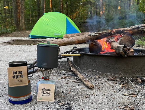 instant coffee camping