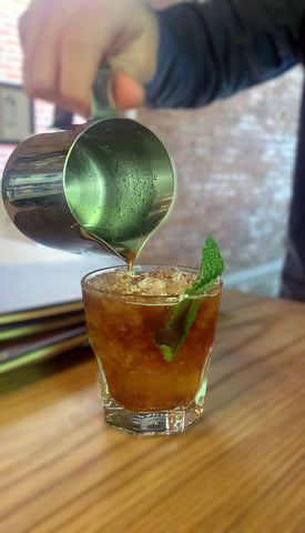 cold brew mint julep