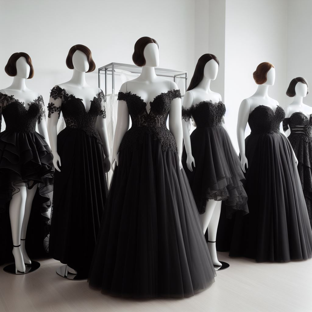 black wedding dresses for plus size brides Perth Australia