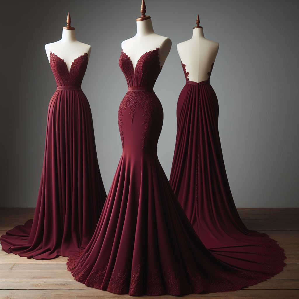 custom made burgundy red mermaid wedding dresses perth australia envious bridal & formal