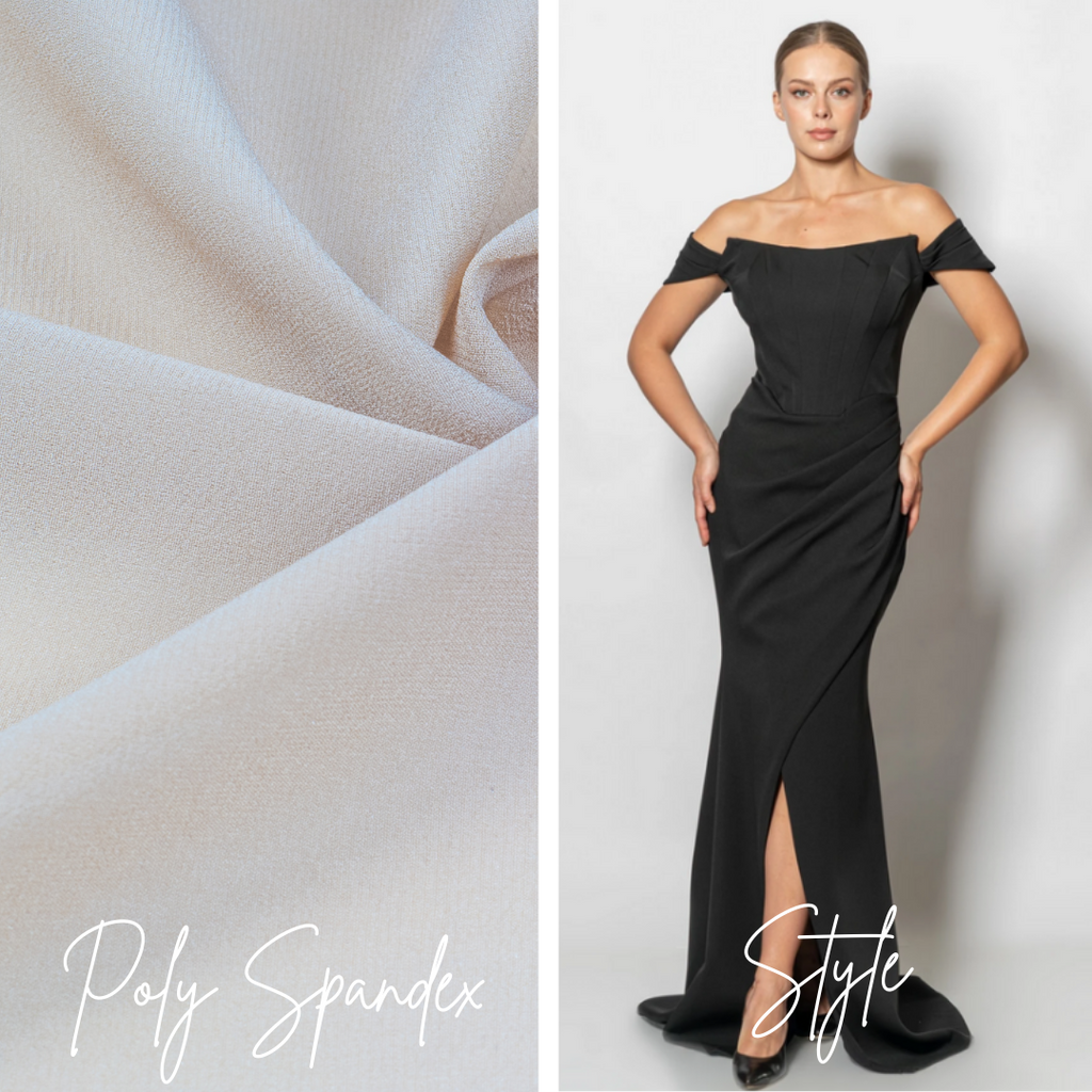 fabrics polyester spandex fabric envious bridal & formal