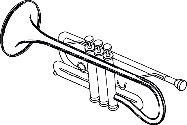 trumpet vector inkscape