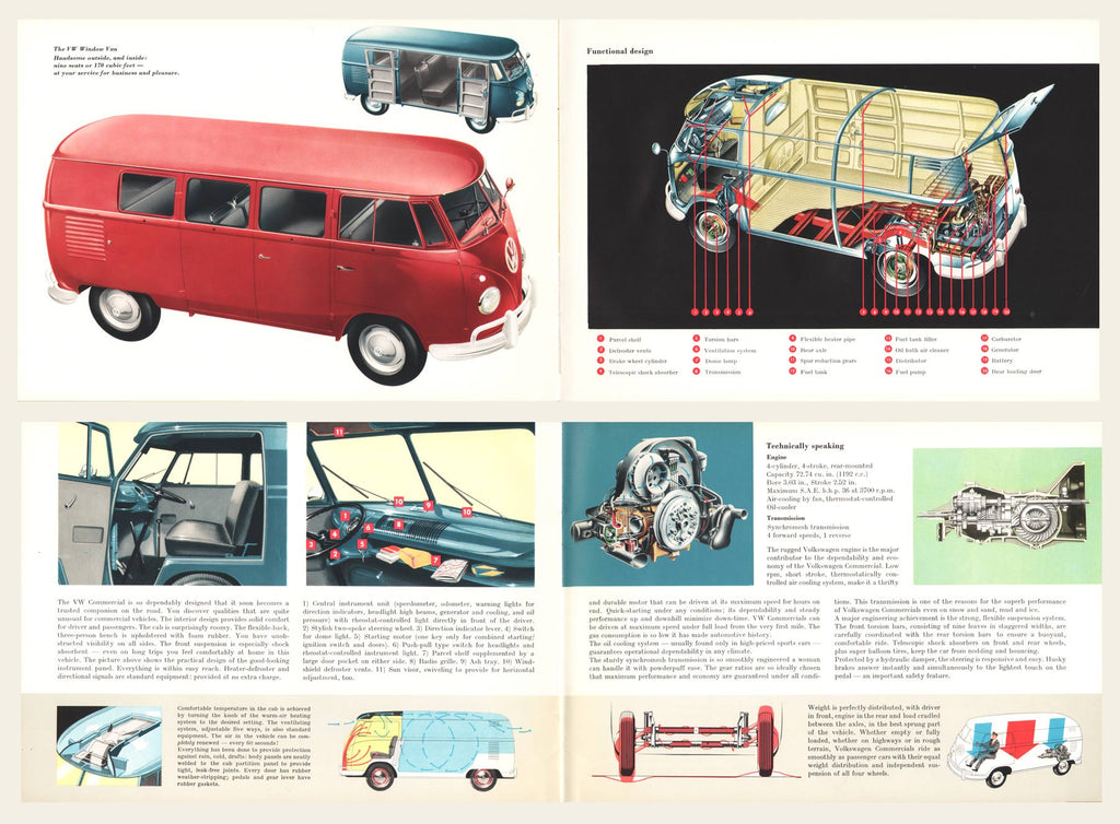 1959 Volkswagen Type 2 (Bus) Brochure – OldCuts