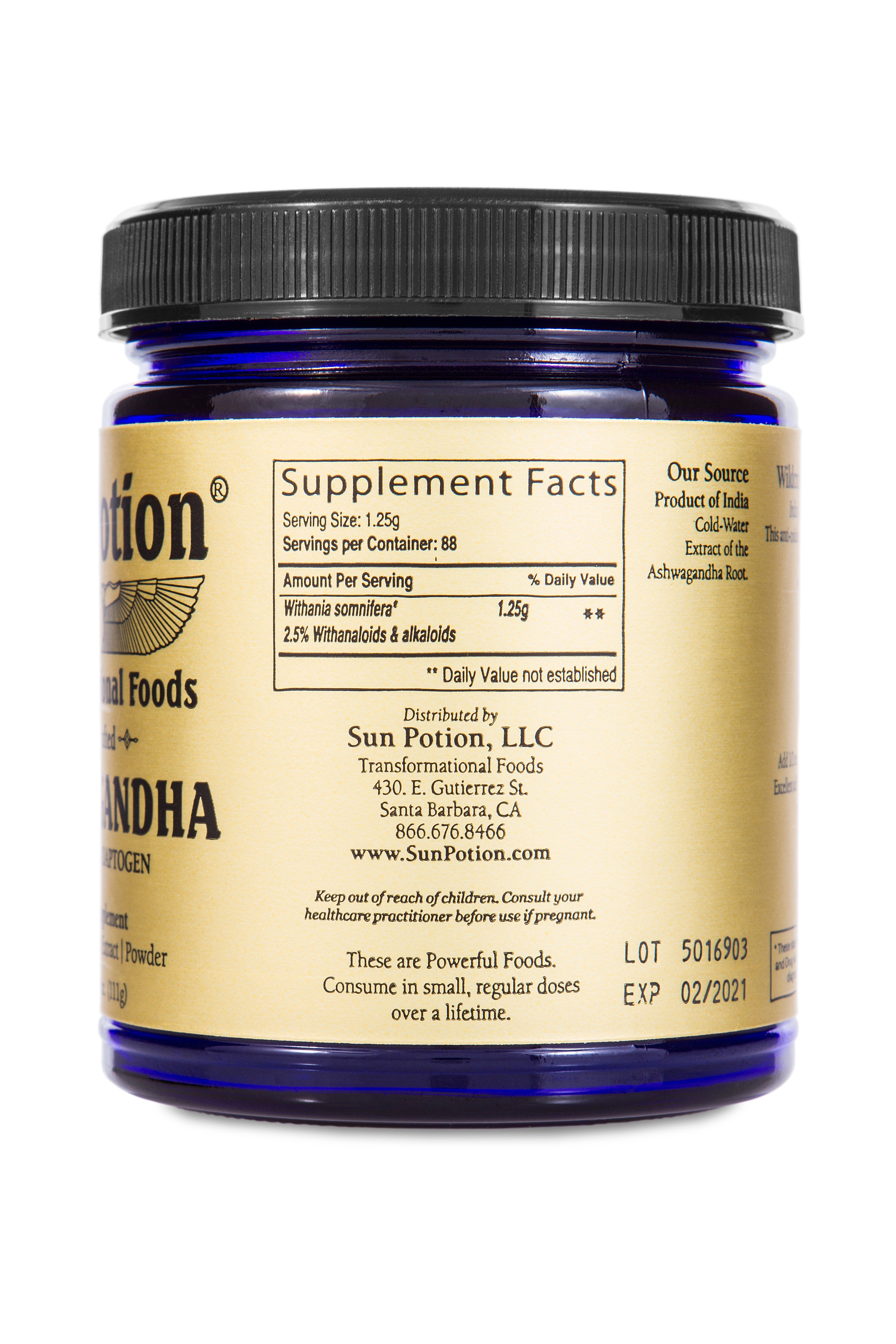 Ashwagandha Wildcrafted Sun Potion