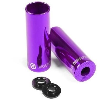 purple bmx pegs