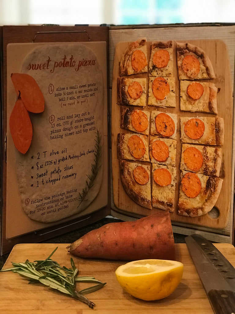 Sweet potato pizza recipe