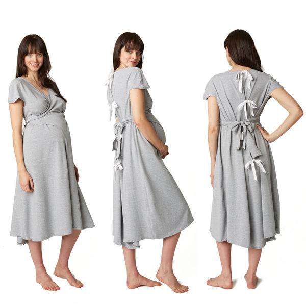 patient gown style for labor and delivery released by Pretty Pushers in 2015