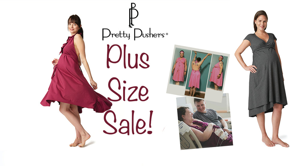 Plus Sizes on sale now at Pretty Pushers
