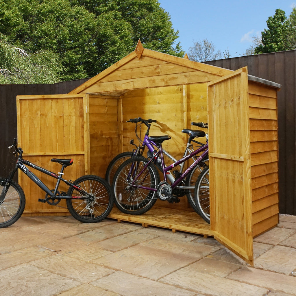 Wooden Bike Shed - wooden bike shed for sale uk - overlap timber ...