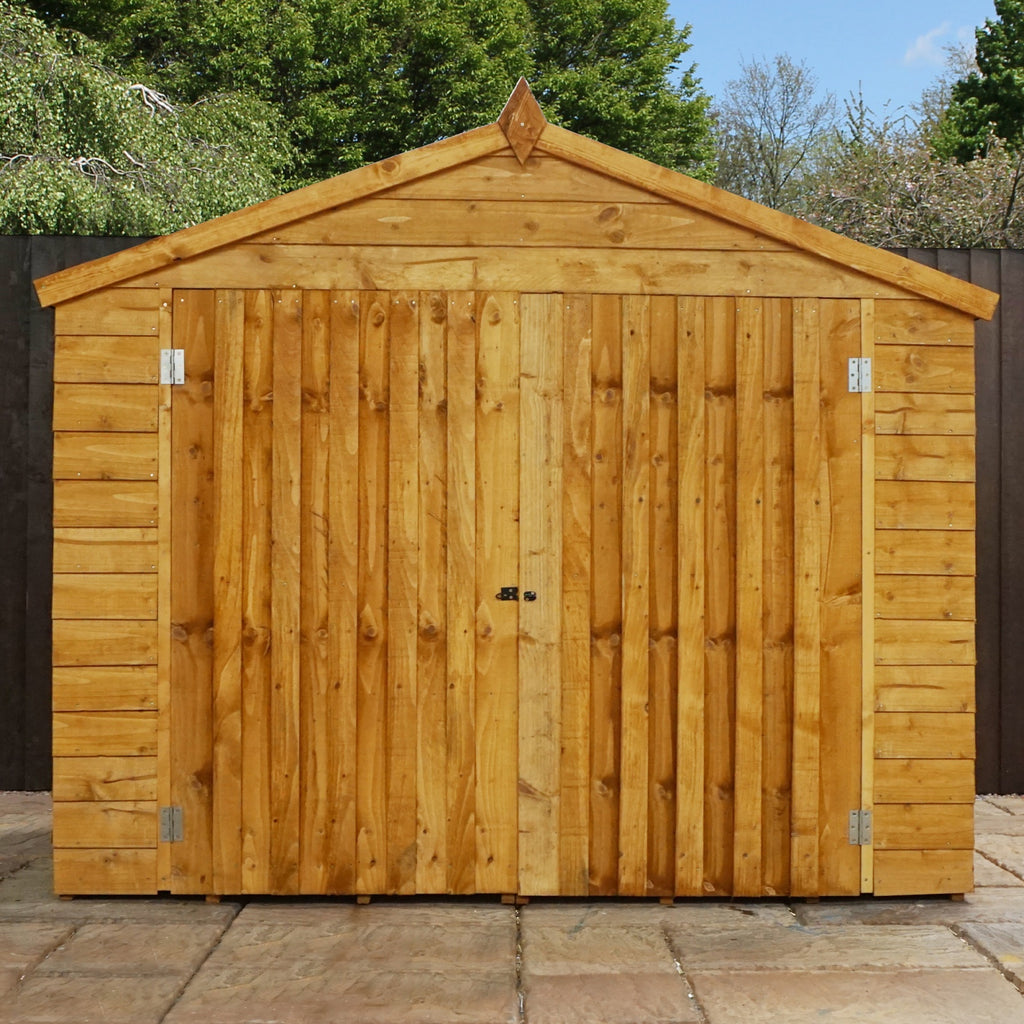 Wooden Bike Shed - wooden bike shed for sale uk - overlap timber ...