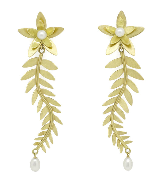 Yew Leaf Earrings – ALB Designs