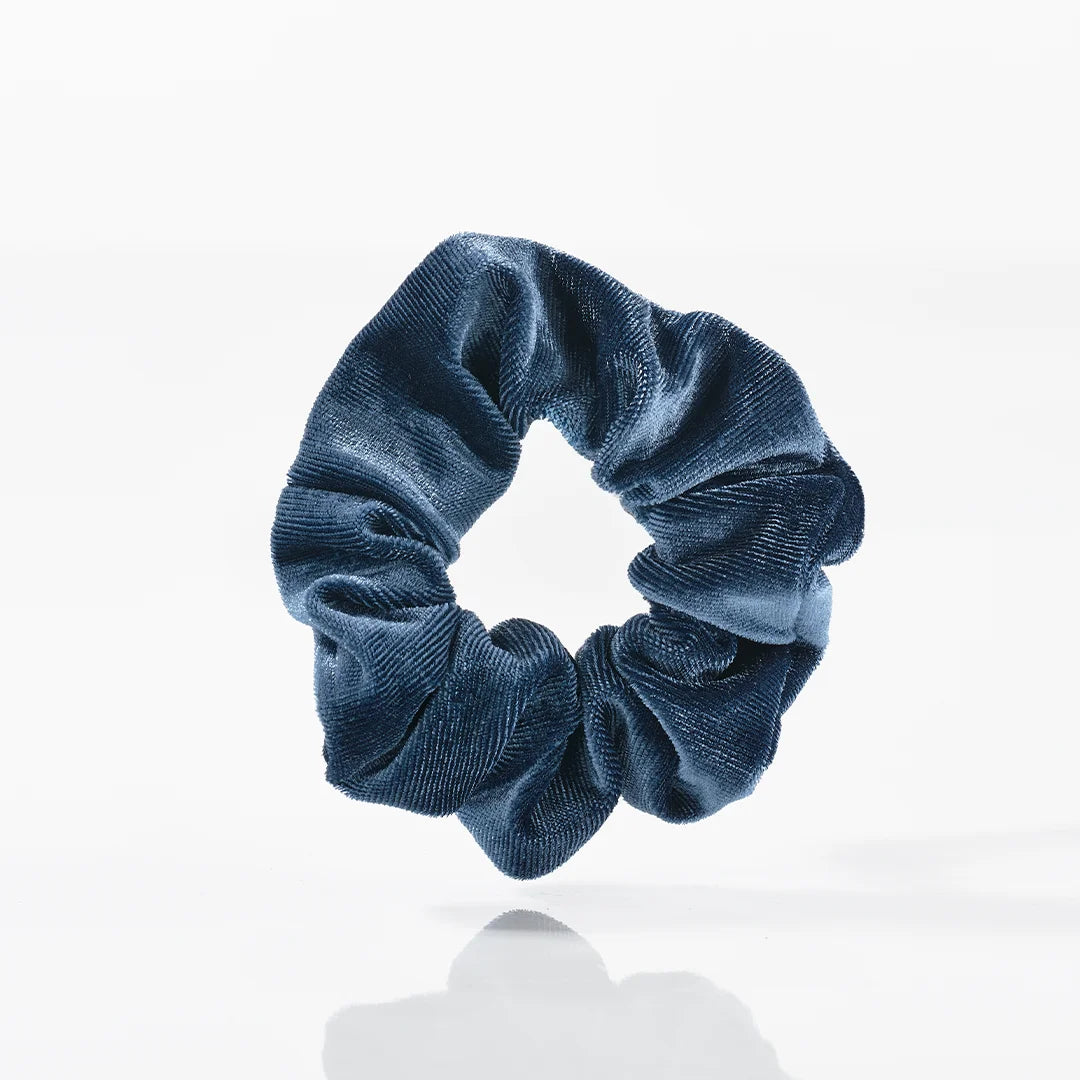 Billede af Velour Scrunchies - Blå