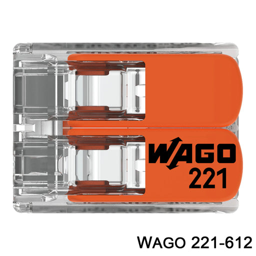 Wago 221-615 Compact Splicing Connector 5-Conductor Terminal Block