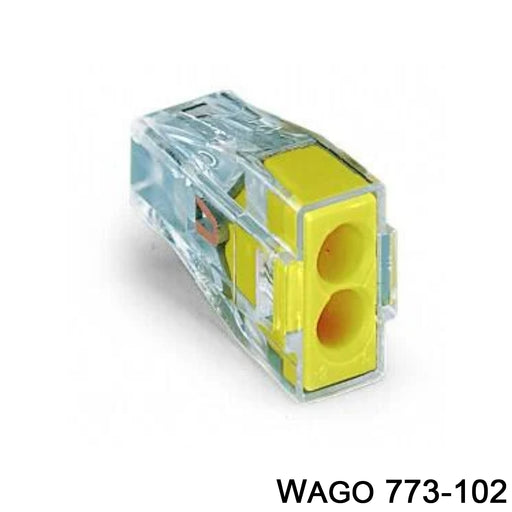 WAGO - Connector, Pushwire, 6mm2, 3 Way