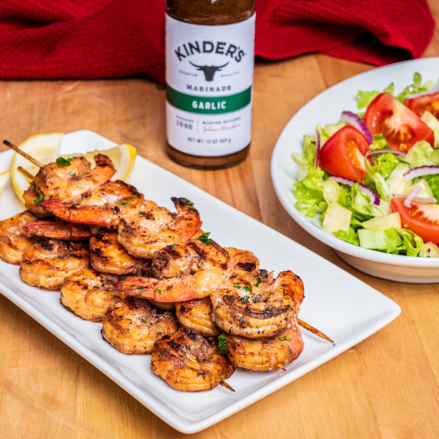 Garlic Marinated Grilled Shrimp – Kinder's BBQ