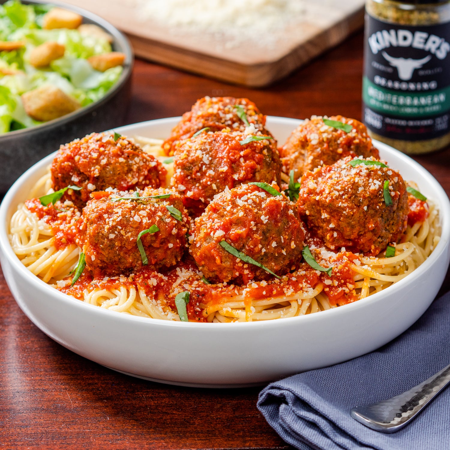 Spaghetti & Meatballs – Kinder's BBQ