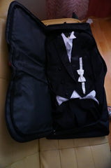 Orchestra suit tails packed in Classic Bike Suit Bag