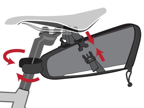 Two Wheel Gear - Seat Pack Attachment Instructions