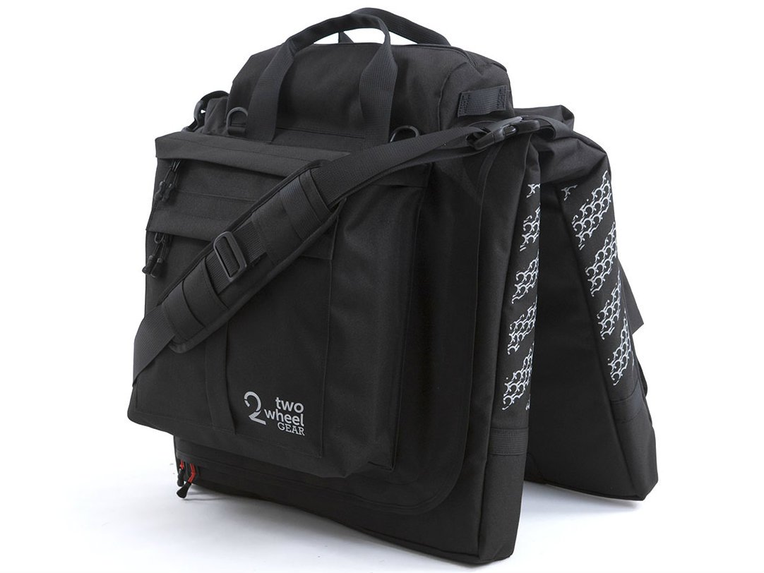 two wheel gear backpack pannier