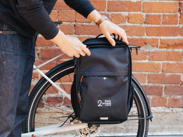 two wheel gear pannier backpack