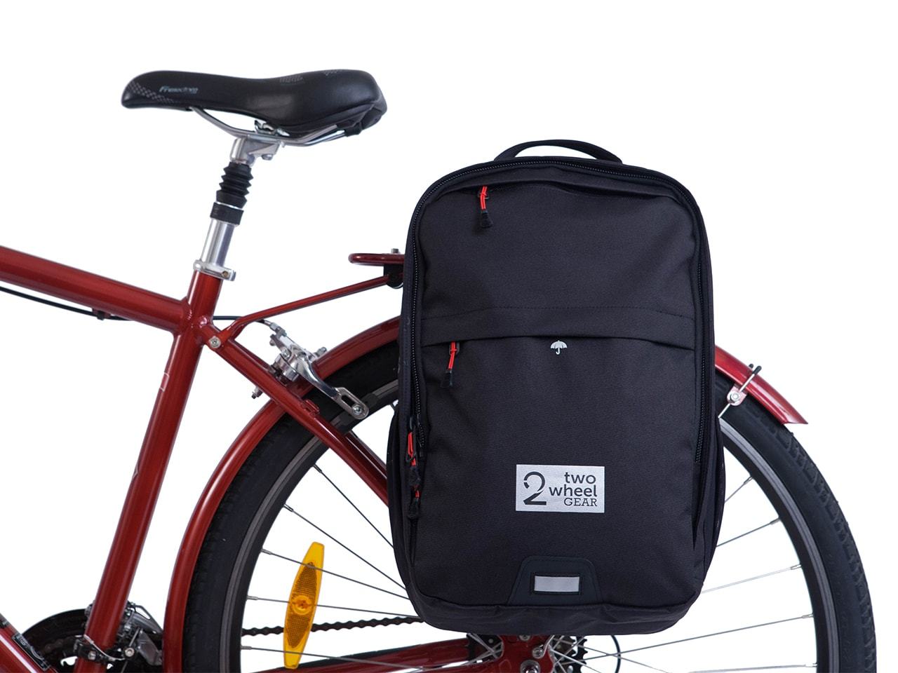 Pannier Backpack Convertible - 2 Bike Bags in 1 â Two Wheel Gear