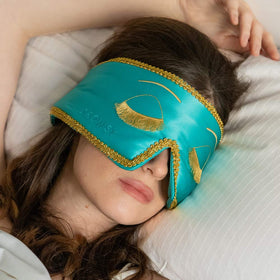 Breakfast-at-Drowsy-Silk-Sleep-Mask for better sleep
