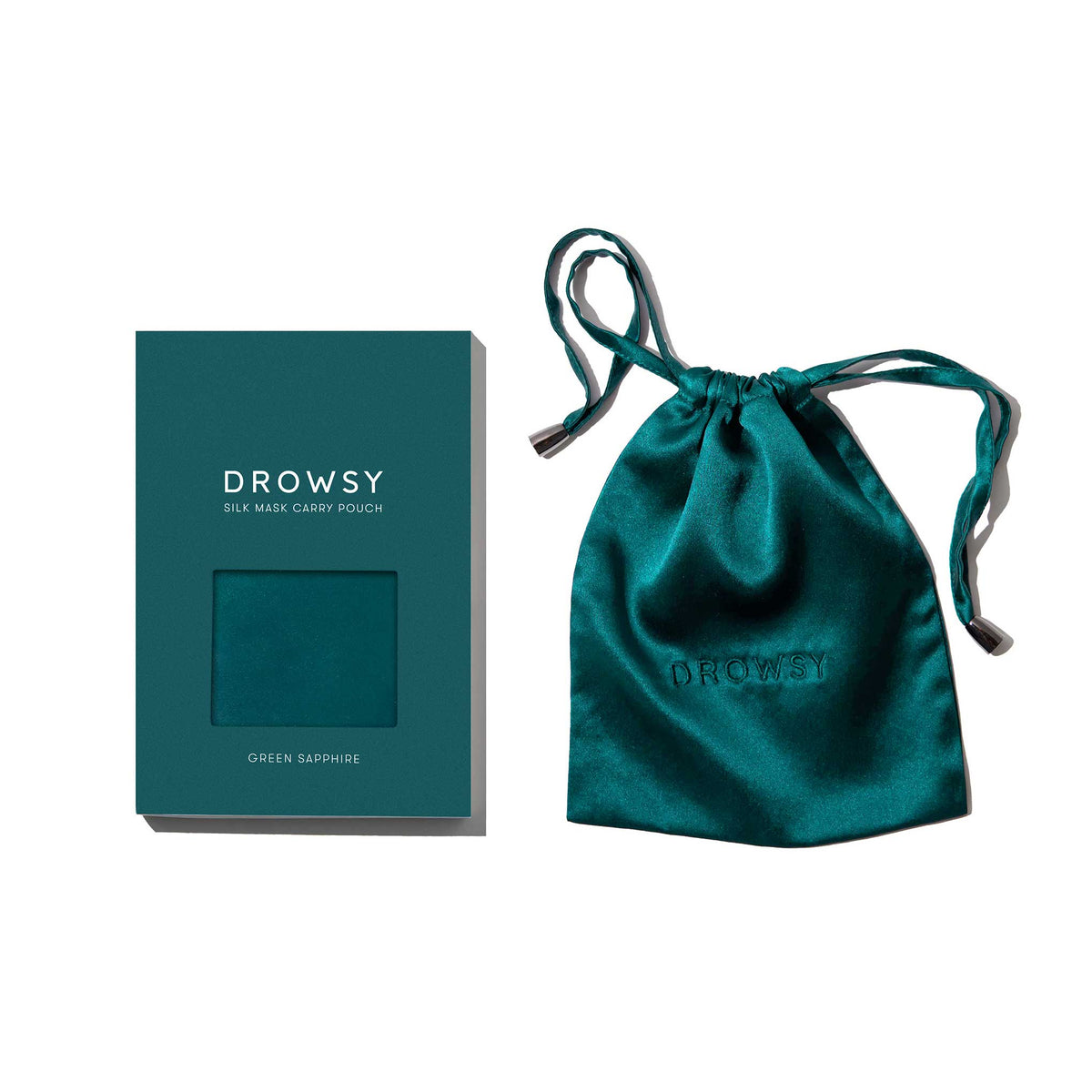 Drowsy-Sleep-Co.-Green-Sapphire-Pouch-with-box