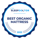 Award by Sleep Dr Breus for Best Organic Mattress Logo