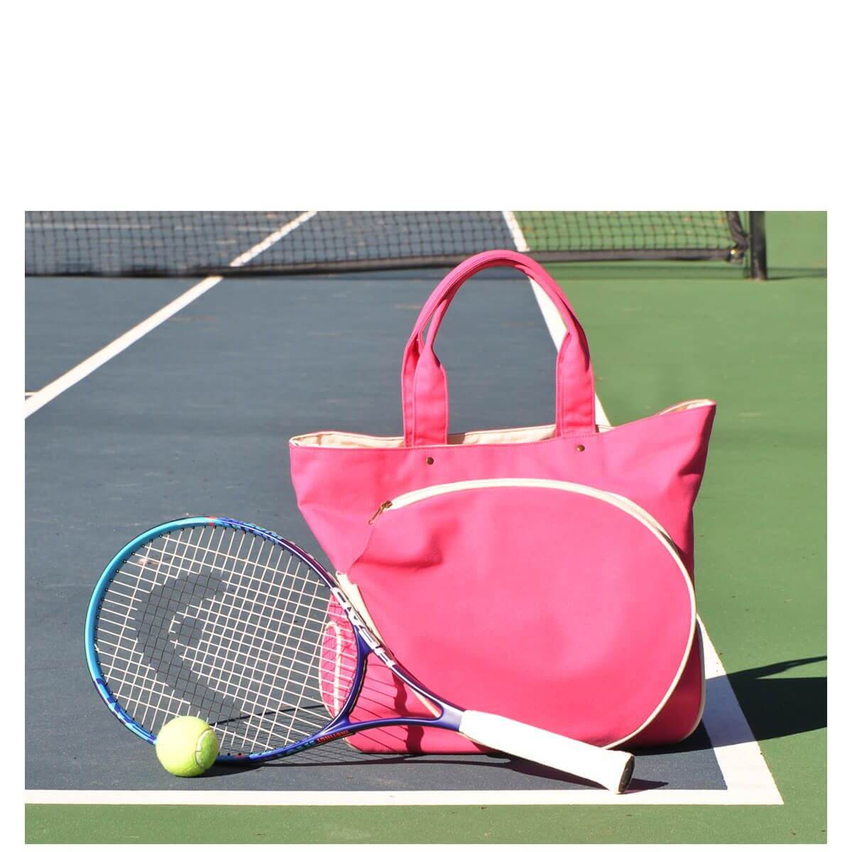 Personalized Tennis Tote Choose Color | Preppy Monogrammed Gifts