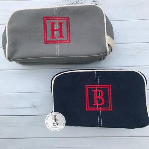 Personalized Dopp Kit Choose Color | Preppy Monogrammed Gifts